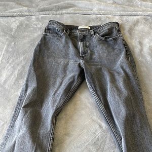 Black ankle jeans from Abercrombie